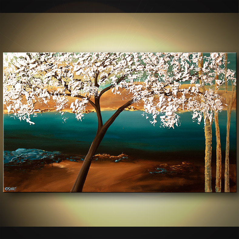 788x788 Painting - Almond Tree Painting