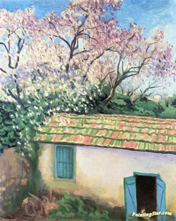 574x720 Almond Trees Artwork By Albert Marquet Oil Painting Amp Art Prints - Almond Tree Painting