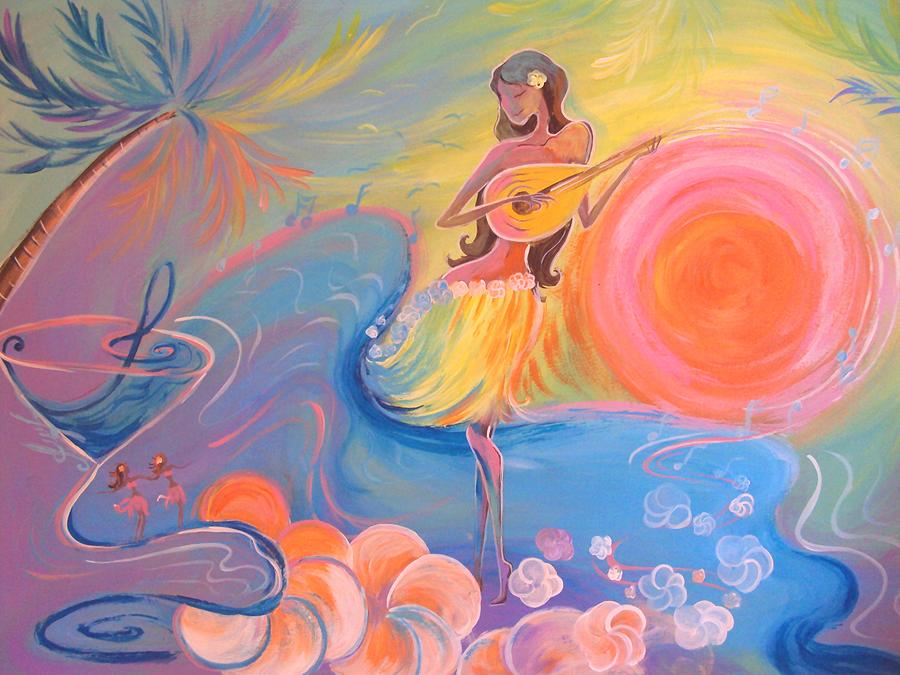 900x675 Aloha Painting By Alina Barbuceanu - Aloha Painting