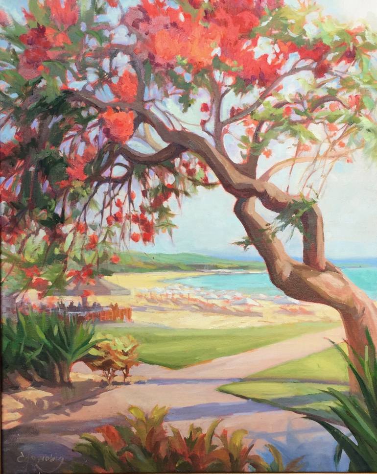 770x968 Saatchi Art A Royal Aloha Painting By Elo Wobig - Aloha Painting