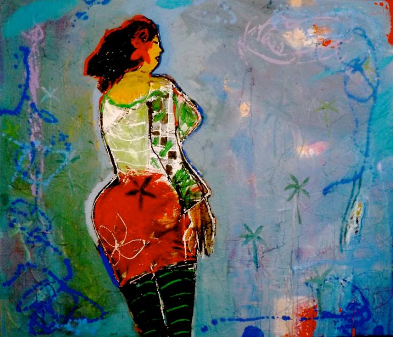 770x660 Saatchi Art Aloha Painting By Dominique Chan - Aloha Painting