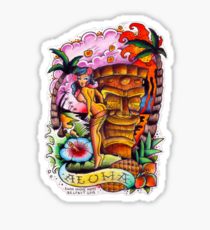 210x230 Aloha Painting Amp Mixed Media Stickers Redbubble - Aloha Painting