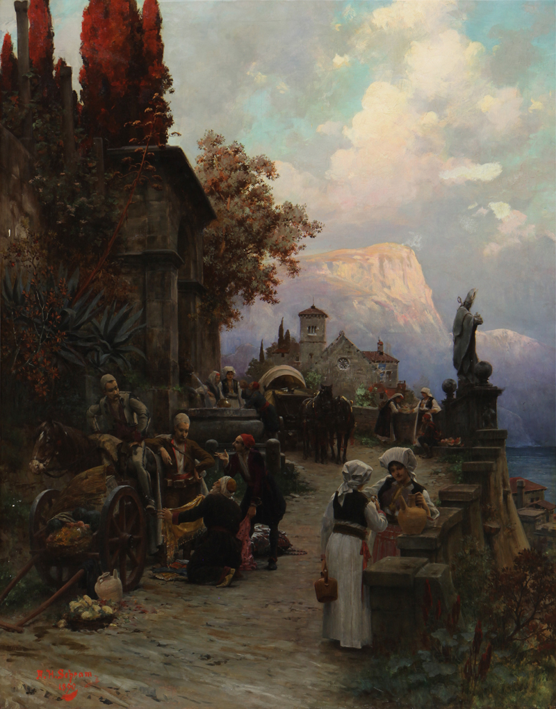 800x1021 Alois Hans Schramschramm (Austrian, 1864 1919) The Knohl Collection - Alois Painting