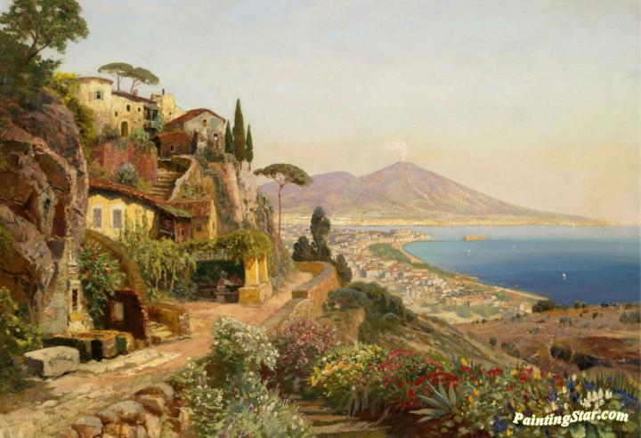 720x492 Naples Scene Artwork By Alois Arnegger Oil Painting Amp Art Prints - Alois Painting