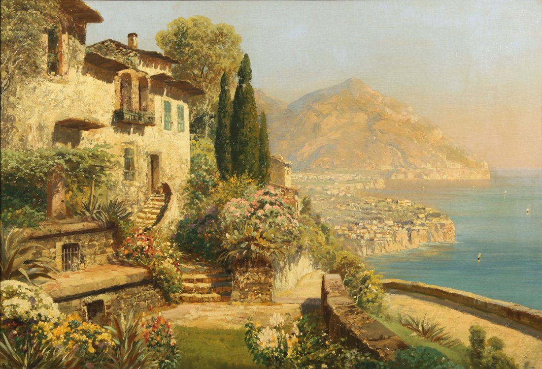 1100x750 Austrian Oil Painting Alois Arnegger - Alois Painting