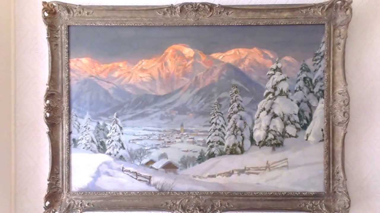 1280x720 Alois Arnegger (1879 1967) Oil Painting On Canvas - Alois Painting