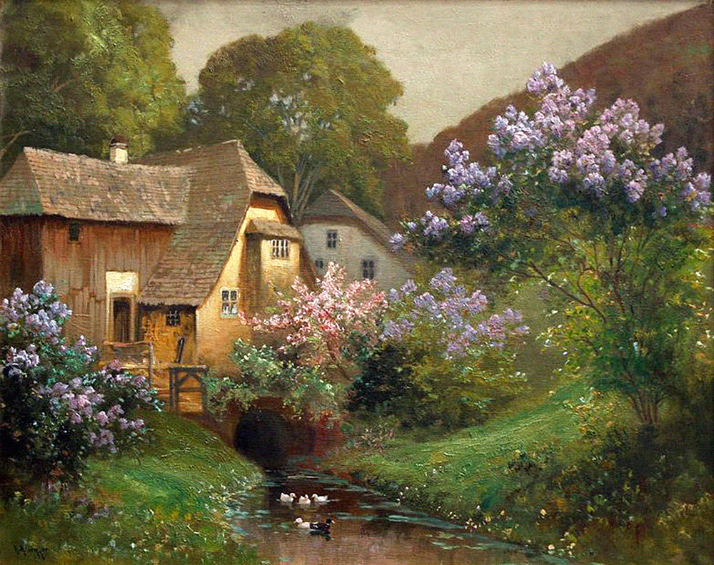 1000x792 Alois Arnegger Romantic Landscape Painter Part.2 Tutt'Art - Alois Painting