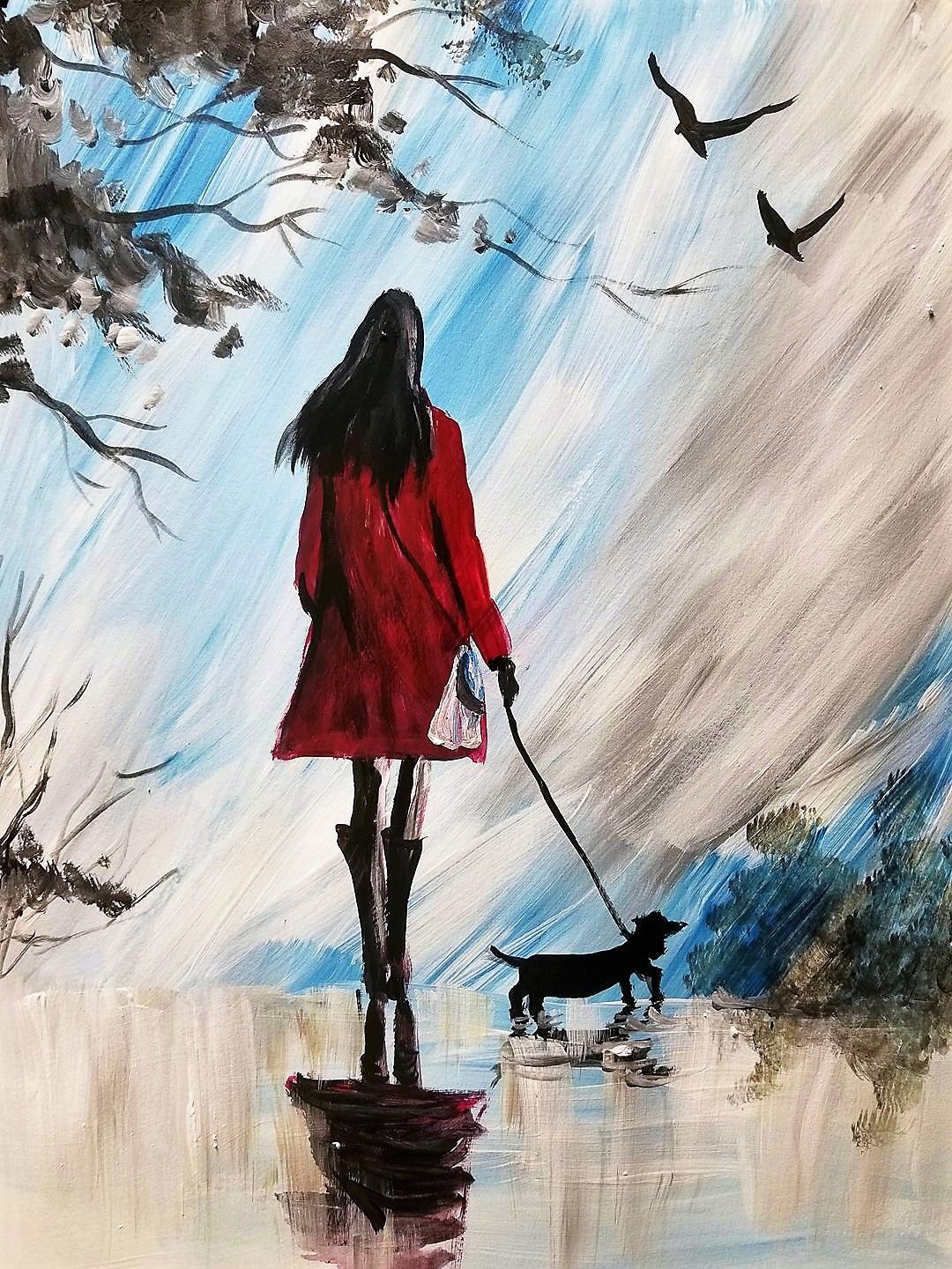 1080x1440 Fallwinter 2017 Trend Lookbook Paintings, Canvases - Alone Painting