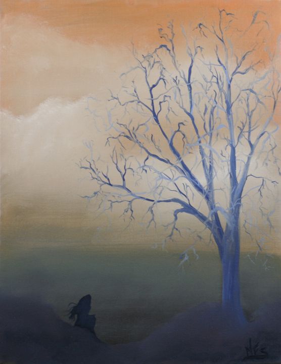 556x720 Not Alone - Alone Painting