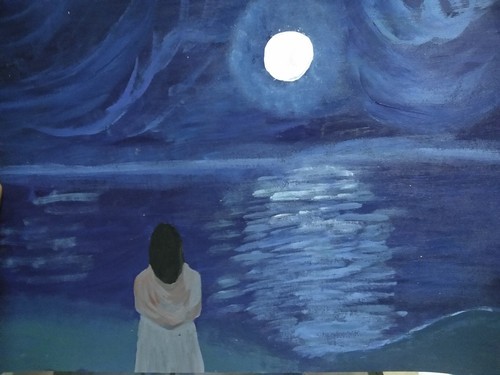 500x375 Paper Alone Paintings, Rs 3500 Sheet, Dream Art Id 18221779448 - Alone Painting