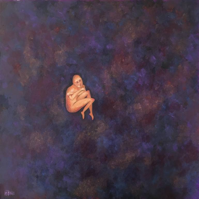 770x770 Saatchi Art Alone. Painting By Yuliya Pochynok - Alone Painting