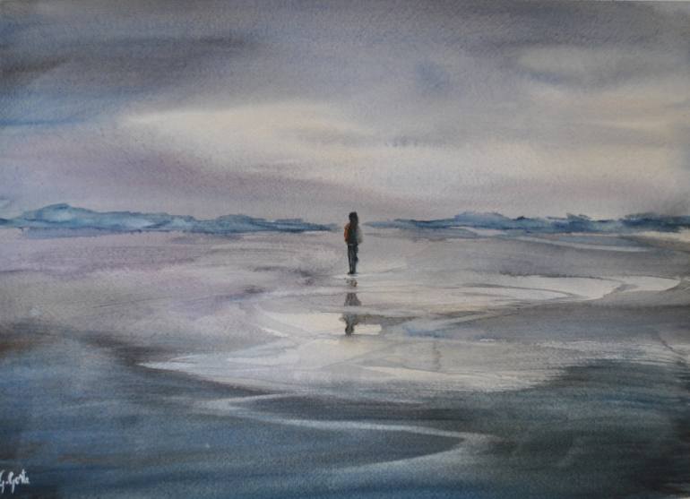 770x557 Saatchi Art Alone Painting By Giorgio Gosti - Alone Painting