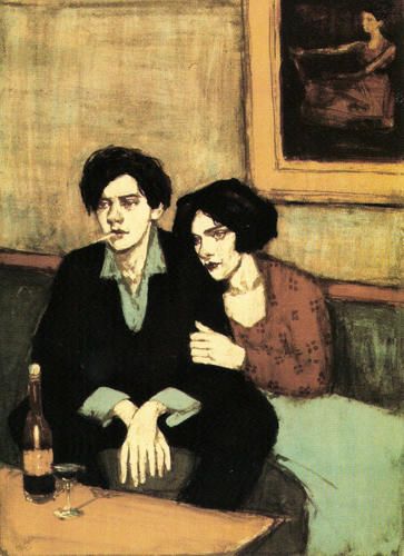 363x500 Limited Edition Print Alone Together By Malcolm Liepke He'S - Alone Together Painting