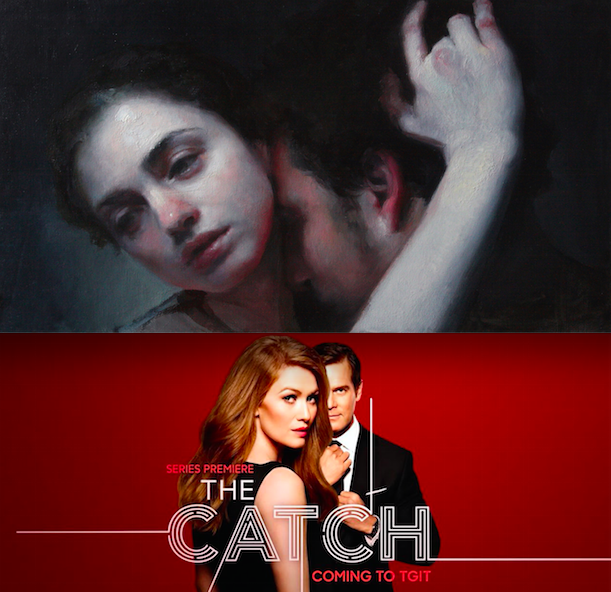 611x592 The Catch - Alone Together Painting