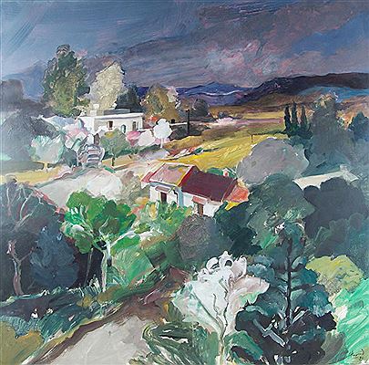 405x400 Carlos Alonso - Alonso Painting