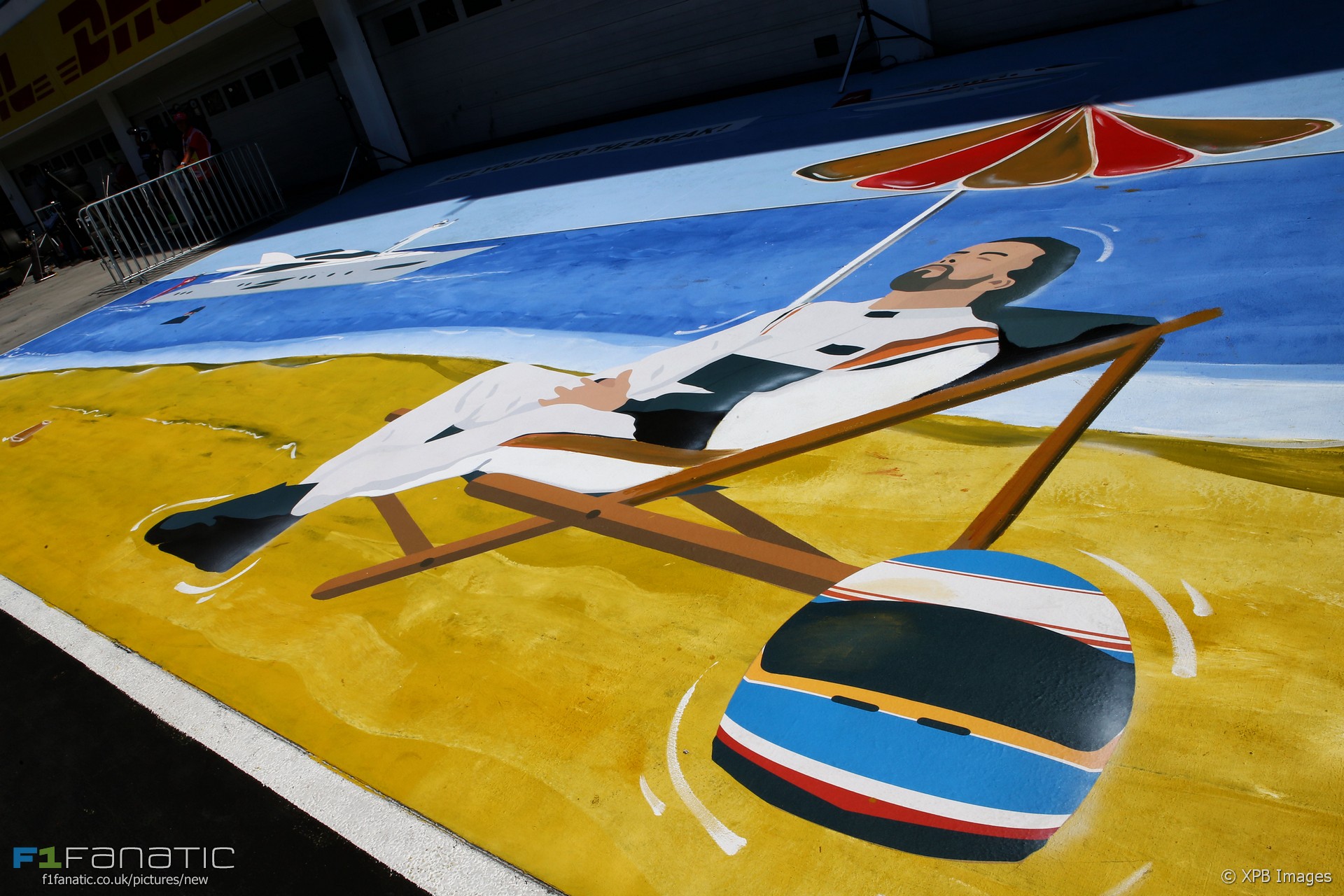 1920x1280 Painting Of Fernando Alonso, Hungaroring, 2017 Racefans - Alonso Painting