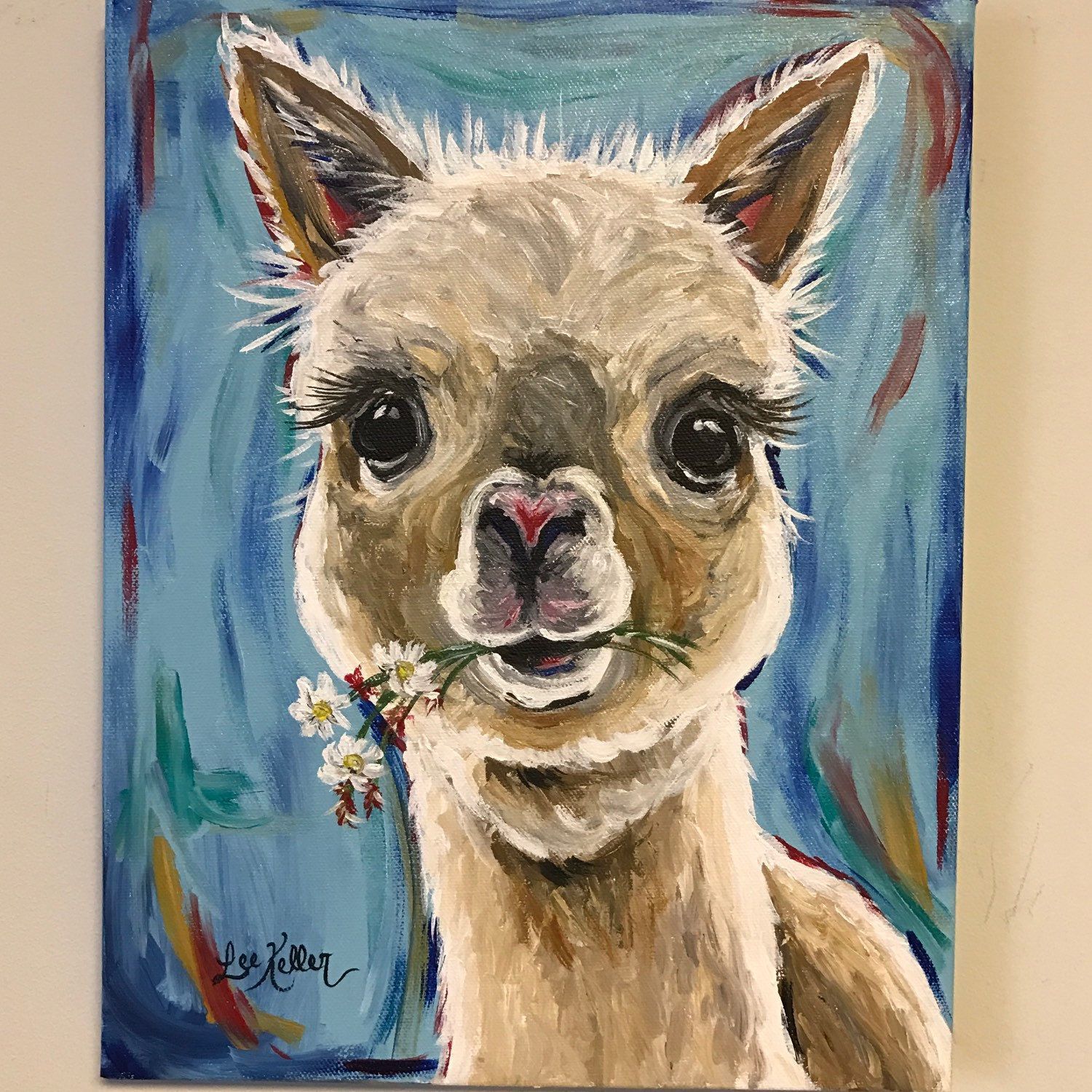 1500x1500 Cute Aloaca Art, Alpaca Painting - Alpaca Painting