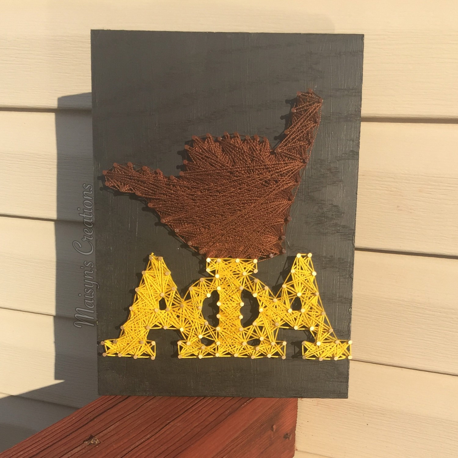 1500x1500 Alpha Phi Alpha String Art - Alpha Phi Alpha Painting