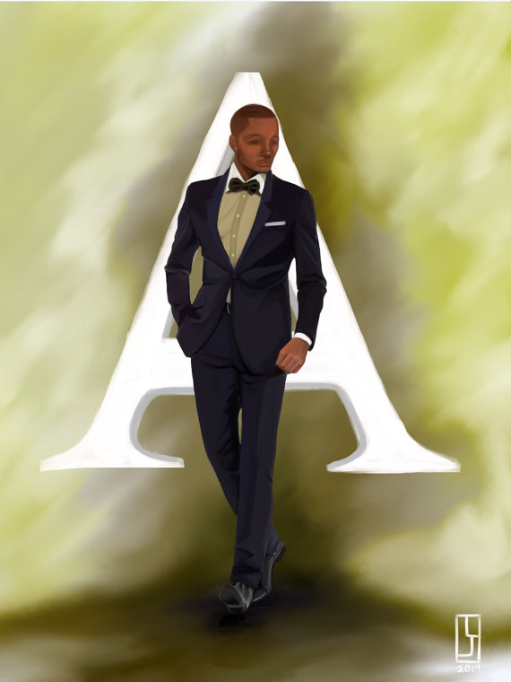 570x760 The Man Alpha Phi Alpha - Alpha Phi Alpha Painting