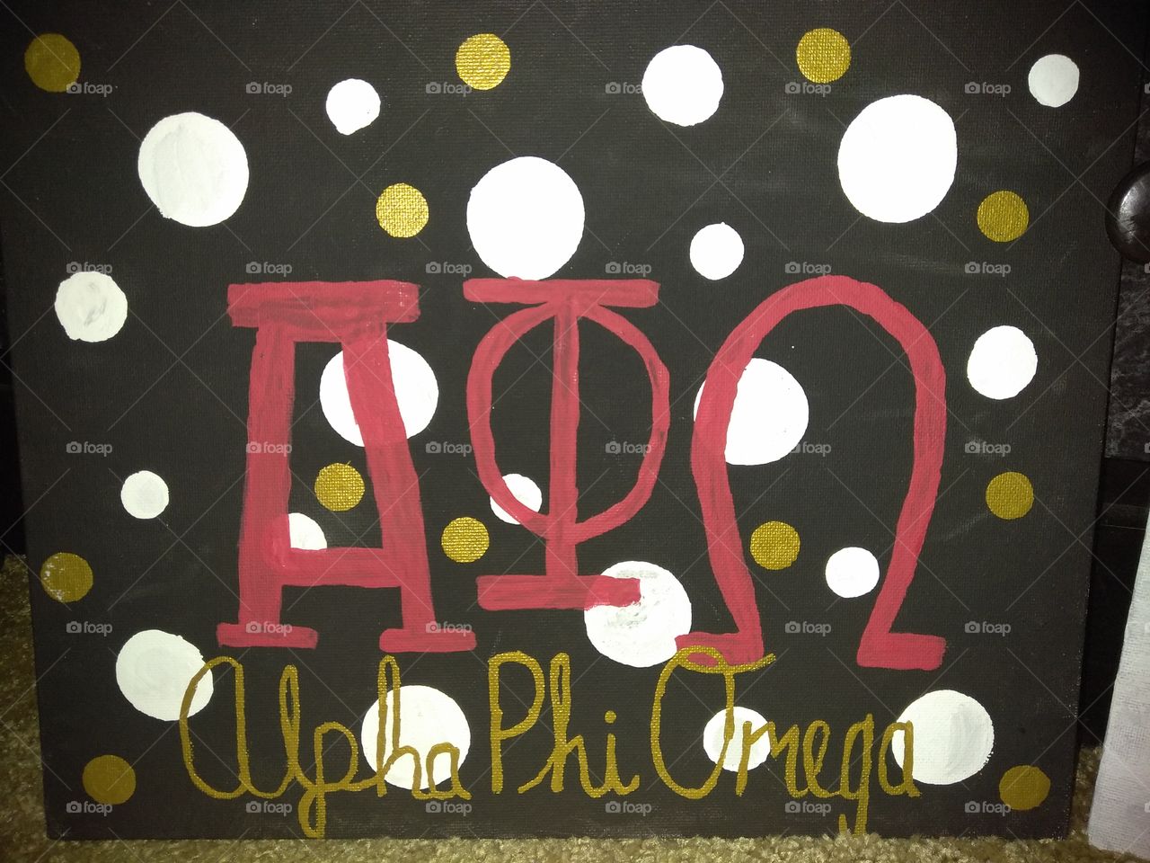 1280x960 Fraternity Painting Alpha Phi Omega Stock Photo By - Alpha Phi Painting