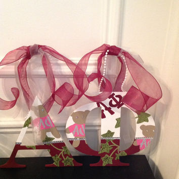 354x354 Shop Painted Wood Wall Letters On Wanelo - Alpha Phi Painting