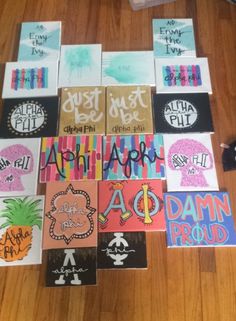 236x321 Alpha Xi Delta Canvas - Alpha Phi Painting