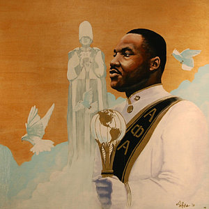 300x300 Alpha Phi Alpha Art Fine Art America - Alpha Phi Painting