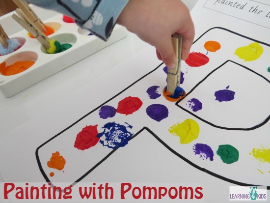 550x413 List Of Alphabet Activities Learning 4 Kids - Alphabet Painting