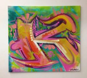 300x269 Reskew Graffiti Alphabet Tag Nyc Abstract Outsider Lowbrow Street - Alphabet Painting