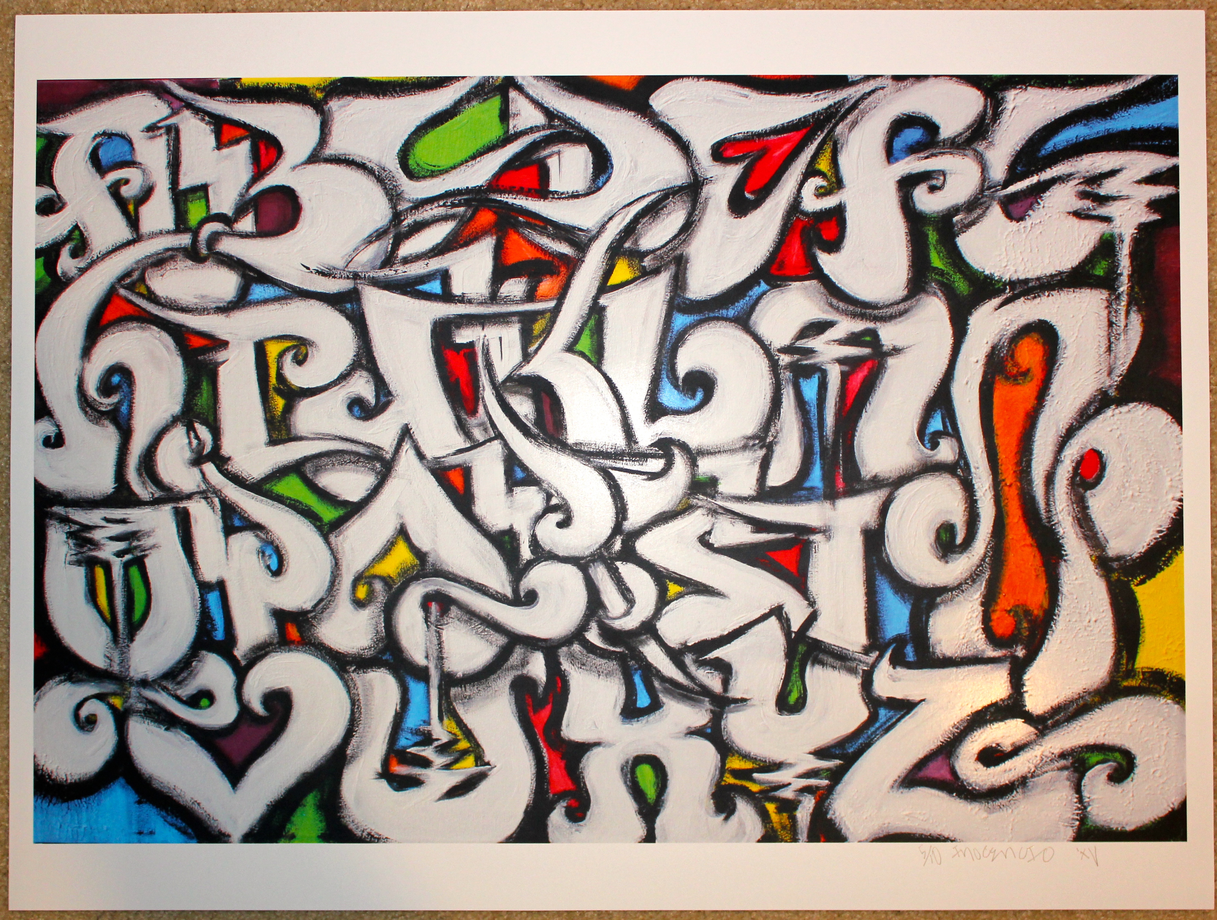 4143x3133 Alphabet Art Paradise Skills - Alphabet Painting