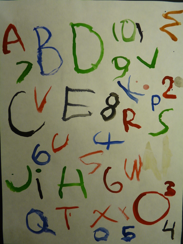 600x800 Alphabet Painting - Alphabet Painting