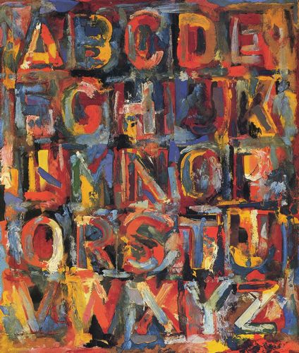 424x500 Alphabet Painting For Kids Inspired By Jasper Johns Woo! Jr - Alphabet Painting