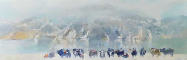 600x195 Painting The Alps And The Himalayas En Plein Air - Alps Painting