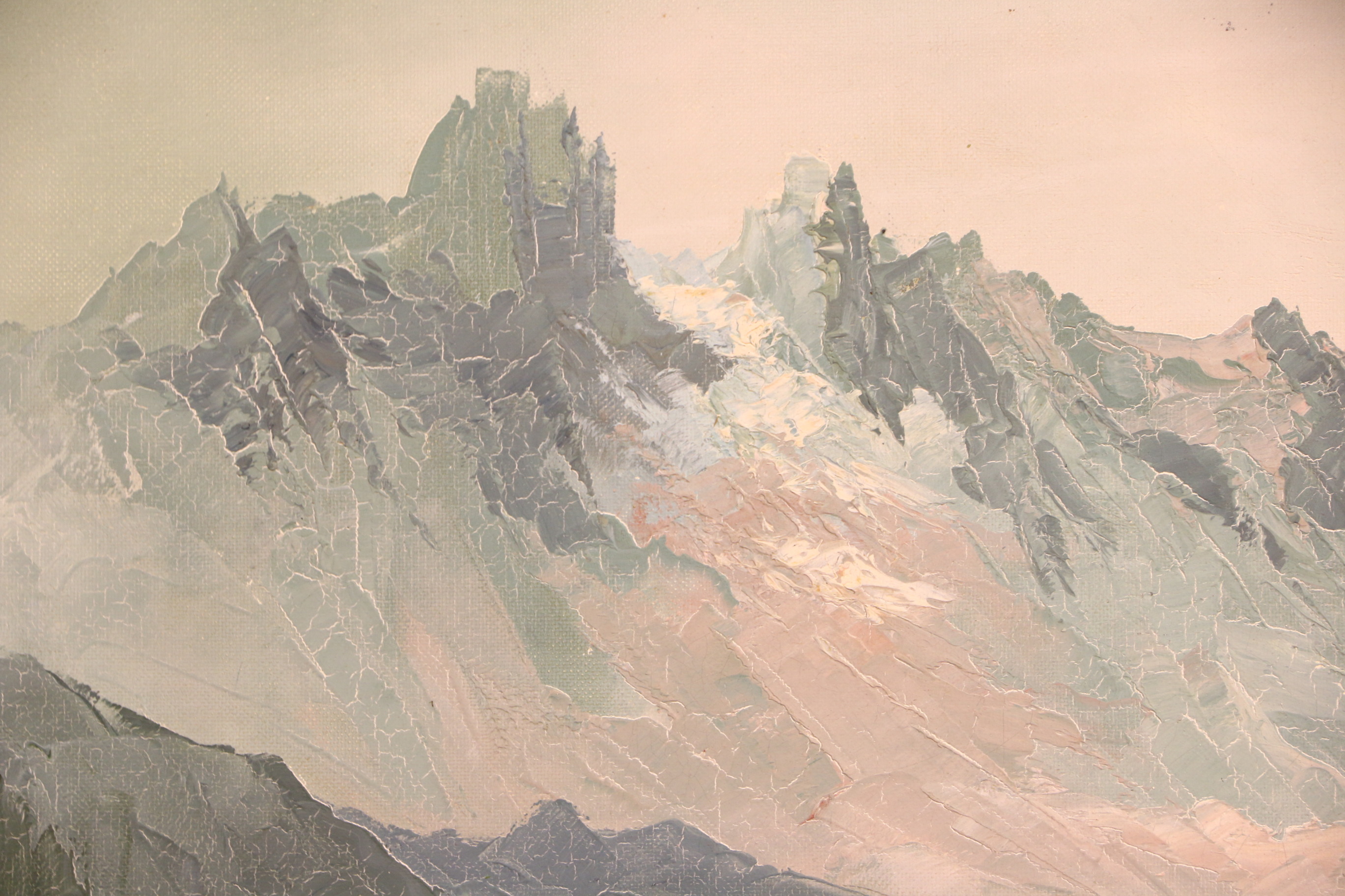 2738x1825 Sold - Alps Painting