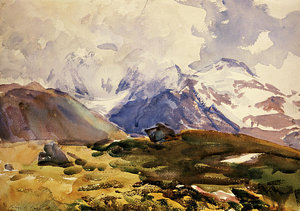 300x211 Swiss Alps Paintings Fine Art America - Alps Painting