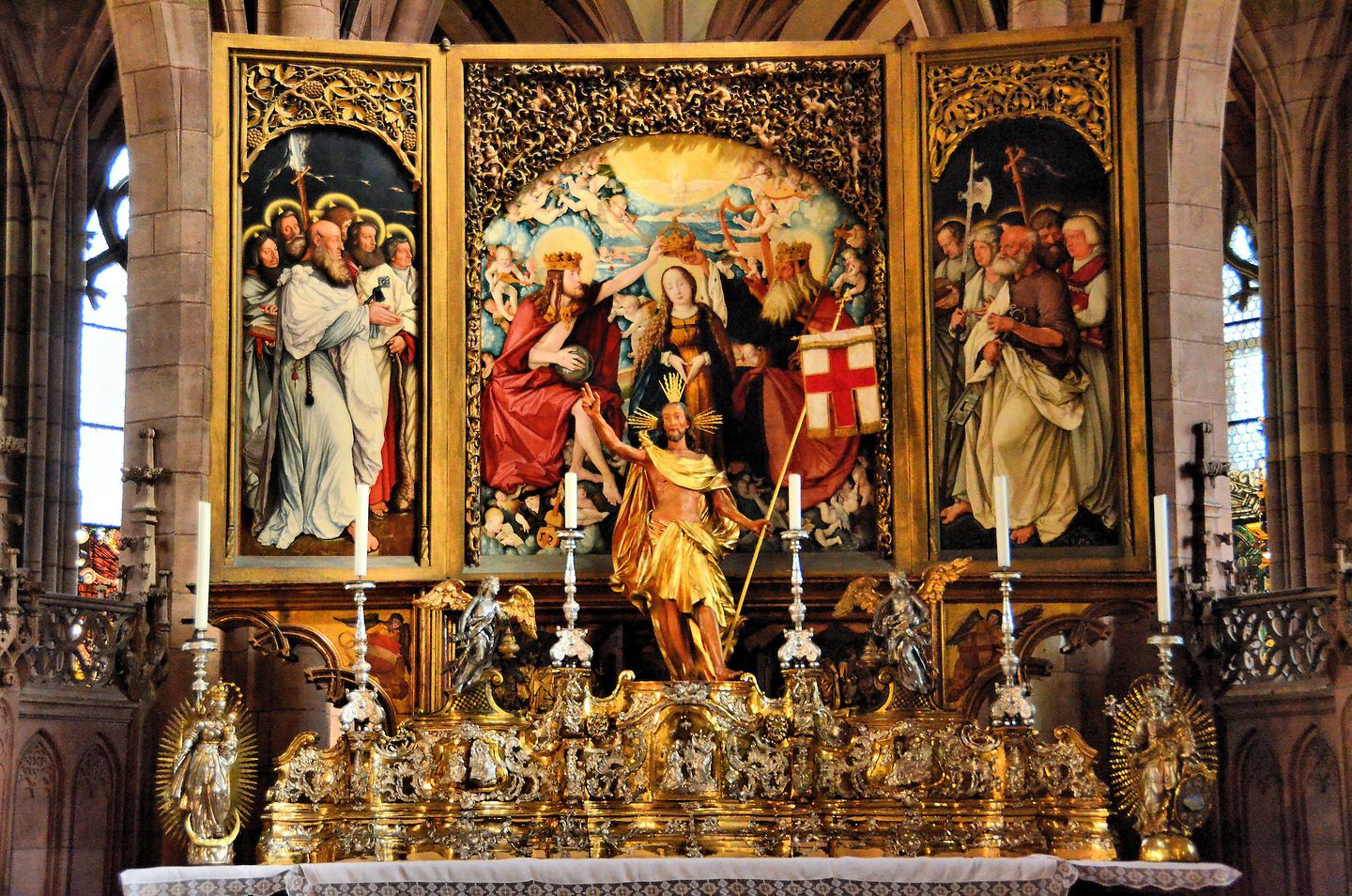 1440x954 Freiburg Minster High Altar Painting In Freiburg Im Breisgau - Altar Painting