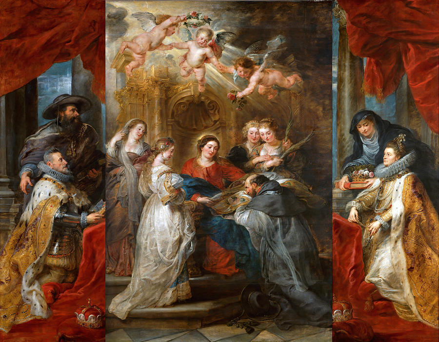 900x701 The Triptych Of Saint Ildefonso Altar Painting By Peter Paul Rubens - Altar Painting