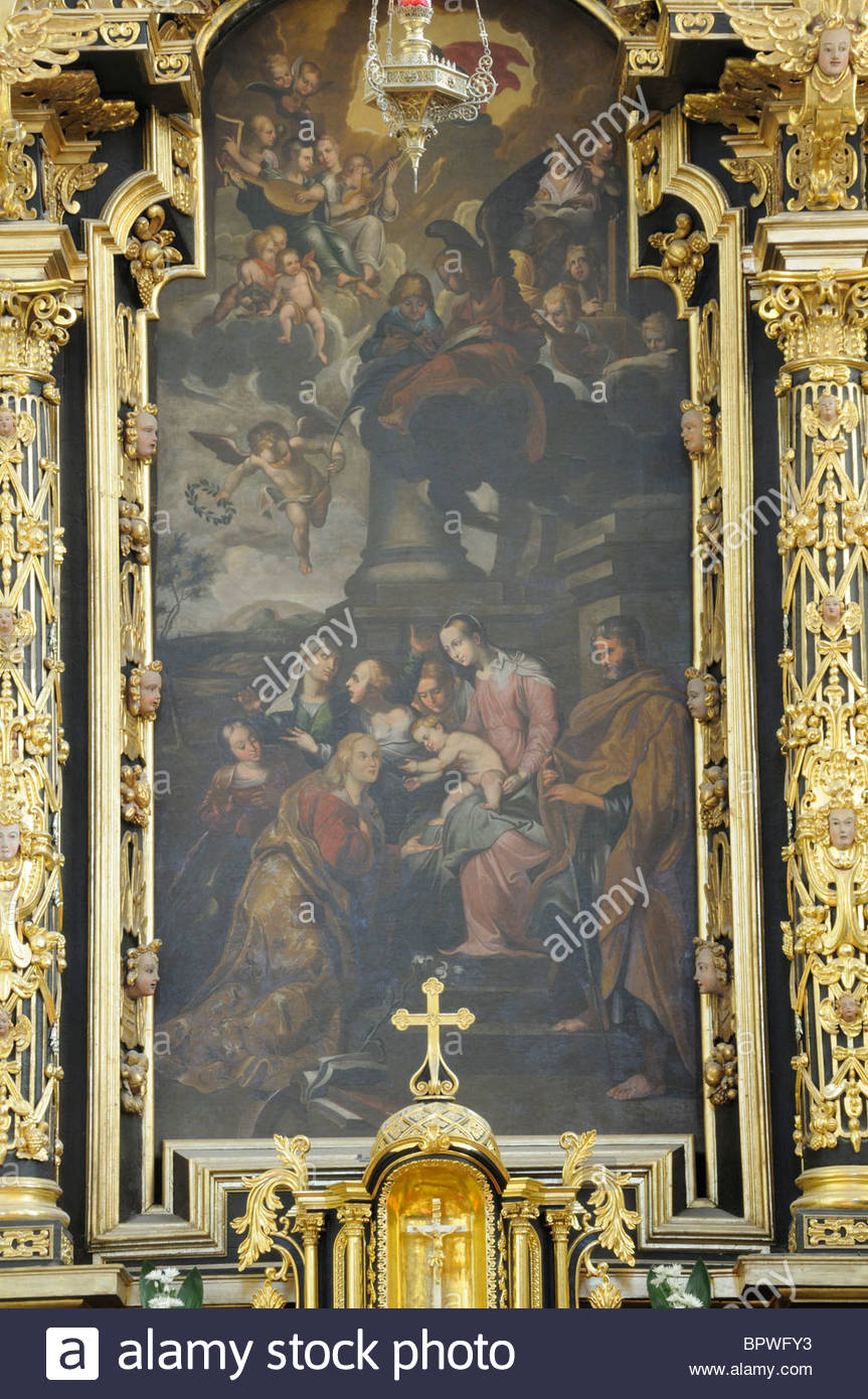 863x1390 Altar Painting Main Altar Of St Catherine's Church - Altar Painting