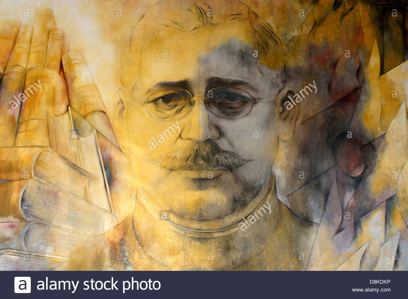 1300x955 Painting Depicting Salvador Alvarado Painted By Fernando Castro - Alvarado Painting