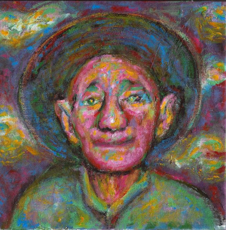 770x785 Saatchi Art Pio Alvarado Painting By Carlos Becerra - Alvarado Painting