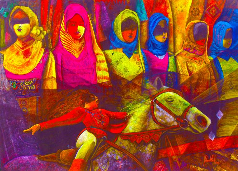 770x554 Saatchi Art The Eyes With Which You See Painting By Guido - Alvarado Painting