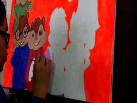 480x360 Alvin And The Chipmunks Painting - Alvin And The Chipmunks Painting