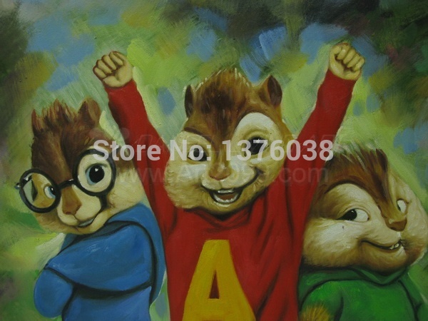 600x450 Print Painting Artwork Movie Alvin And The Chipmunkssimon - Alvin And The Chipmunks Painting