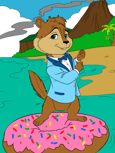 375x500 Alvin Simon Theodore (@chipwreckedapp) Twitter - Alvin And The Chipmunks Painting