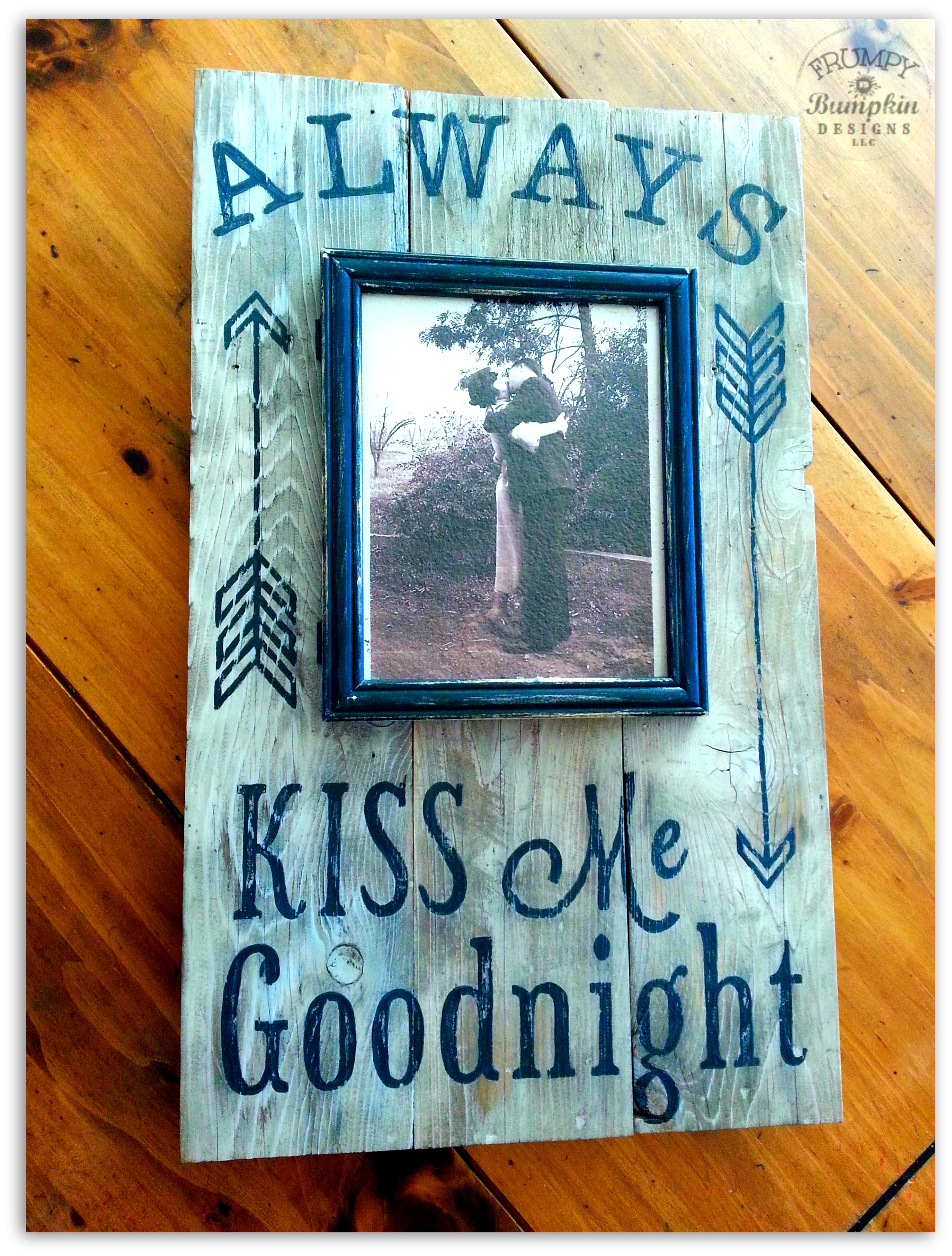 2456x3238 Always Kiss Me Goodnight Wooden Sign - Always Kiss Me Goodnight Painting