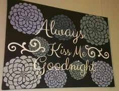 236x181 Hope~ Anchor For The Soul Scripture. A Series Of Paintings - Always Kiss Me Goodnight Painting