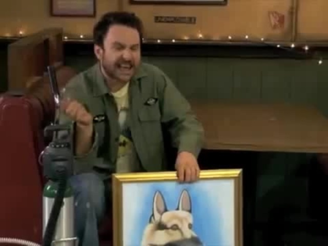 640x480 Its Always Sunny Charlie Hitler Painting 4 - Always Sunny Dog Painting