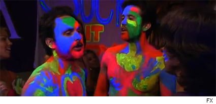 425x205 Also, Charlie And Mac Are Way Ahead Of You - Always Sunny Painting