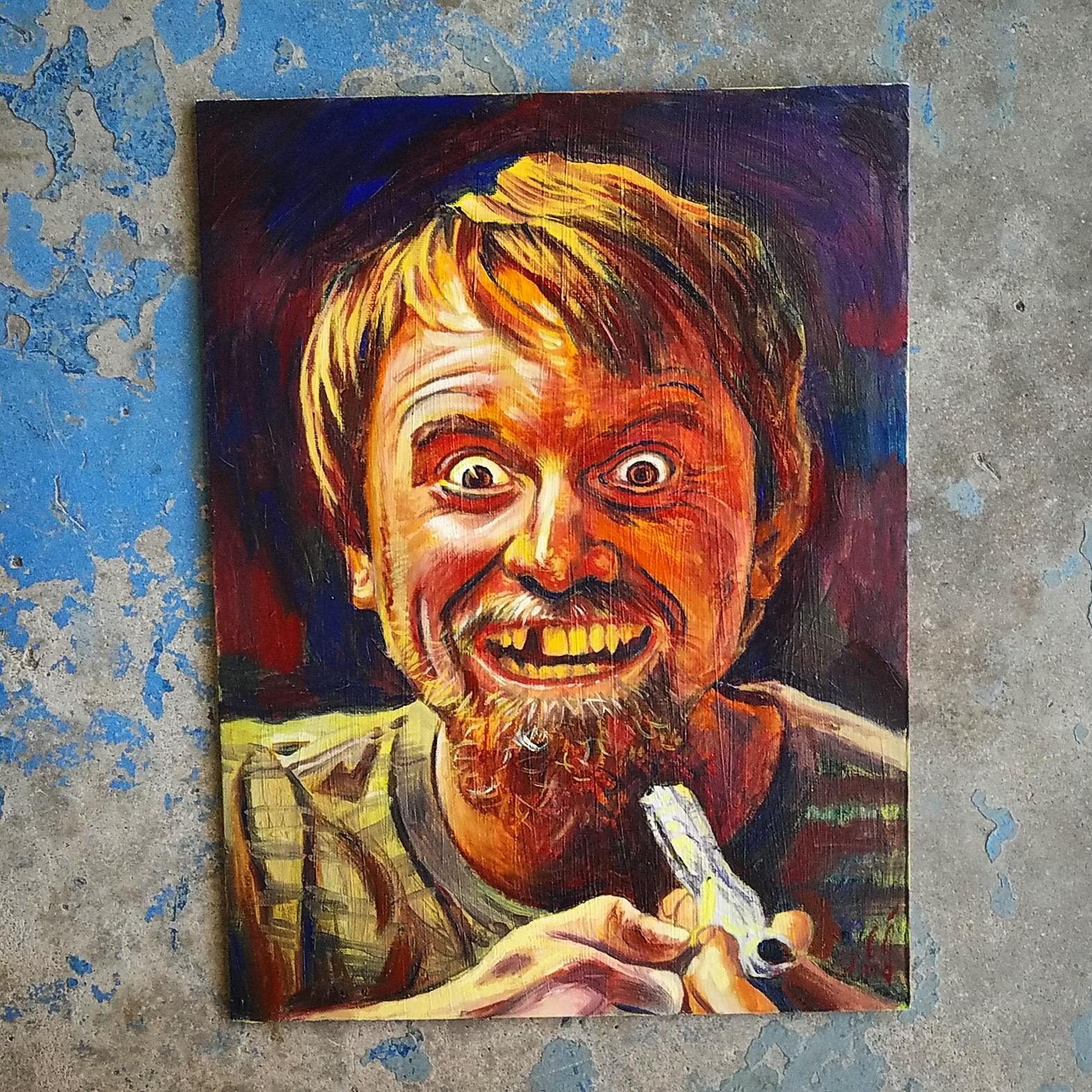 1572x1572 I Painted Rickety Cricket From Always Sunny - Always Sunny Painting