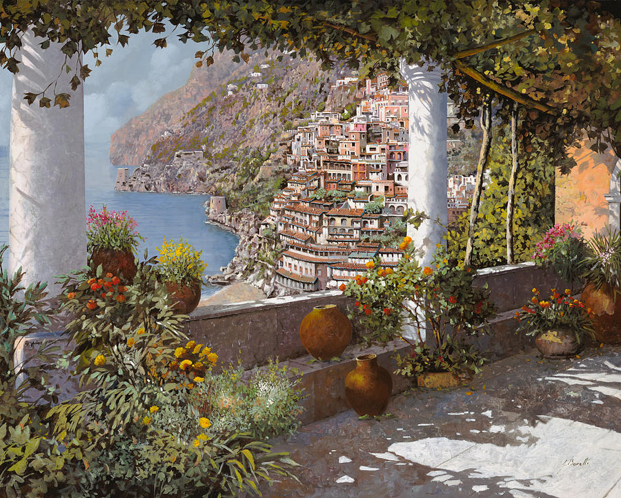 900x722 Amalfi Coast Paintings Fine Art America - Amalfi Coast Painting
